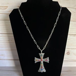 New Set chain and cross 925 silver